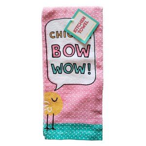 🆕️🐣 Kane Home Chick-a Bow Wow Easter Kitchen Dishtowel